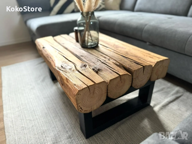 Маса за кафе от старо дърво , снимка 5 - Маси - 52119344