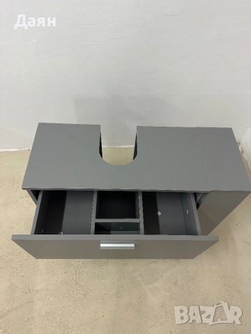 Шкаф за баня за мивка VASAGLE, снимка 3 - Шкафове - 52625196