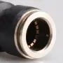 Черна права бърза връзка 8 mm, снимка 4