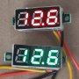 Волтметър 0.28", 0.36" зелен/жълт/червен, 5-30V, 0-100V, снимка 3