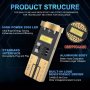 Лед крушки LED T10 CANBUS + Подарък , снимка 5