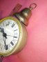 JANTAR MADE in USSR Стар РУСКИ БУДИЛНИК МЕХАНИЧЕН НАСТОЛЕН ЧАСОВНИК ЯНТАР СССР 43630, снимка 15