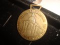 СТАР ПОЗЛАТЕН РЕЛИГИОЗЕН КАТОЛИЧЕСКИ МЕДАЛИОН МЕДАЛ 18157, снимка 2
