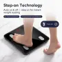 HomeFashion HFitness Smart Bluetooth кантар – 19 показателя, 180 кг, снимка 6