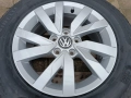 Лети джанти 16ки 5х112 VW + зимни гуми 215/60/16 Pirelli, снимка 7