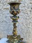 Старинна Бронзова Част От Свещник Англия- "1900г", снимка 9