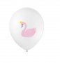 Лебед конфети Обикновен надуваем латекс латексов балон парти хелий или газ, снимка 2