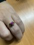 Руски златен пръстен с рубин, снимка 4