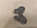 Стара сребърна брошка филигран (16), снимка 3