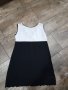 Черно-бяла дамска рокля № XL, снимка 4