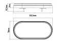  Комплект LED Стопове 25 см с динамичен мигач за ремарке бус каравана , снимка 2