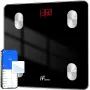 HomeFashion HFitness Smart Bluetooth кантар – 19 показателя, 180 кг, снимка 1