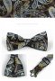 Папионка за костюм-коприна тип Pre-tied Bow tie