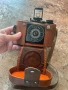 Фотоапарат стар в кожен калъф , снимка 2