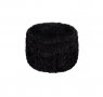 Надуваема табуретка, мини пуф, черен, снимка 1 - Столове - 39920979