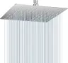 Душ пита KINLIV 30x30 см от неръждаема стомана, снимка 1