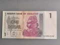 Банкнота - Зимбабве - 1 долар UNC | 2007г., снимка 1