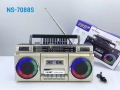Ретро радио с дизайн на класически радиокасетофон -NNS 7088S, снимка 1