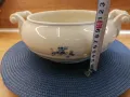 Порцеланов супник  с декор незабравки произведен в Китка, снимка 6