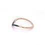 Златен дамски пръстен 0,96гр. размер:56 14кр. проба:585 модел:22481-1, снимка 3