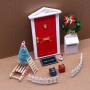 Коледен комплект за макет на къща 16 части, снимка 1 - Други - 44763348