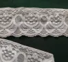 дантела със силиконов гръб, еластична ликра, коприна. , снимка 1