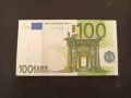 Банкнота от 100 евро 2002г., снимка 1