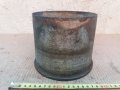 масивна метална гилза от танк подходяща за саксия , снимка 2