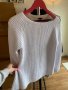 Дебела плетена бяла блуза, снимка 4