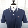 Napapijri Men`s Navy Blue Collared Short Sleeve Casual Polo T-Shirt Size L, снимка 2