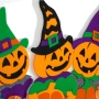 Halloween / Хелоуин декоративен комплект – 3 тикви от фоам „Boo“_1242582, снимка 3
