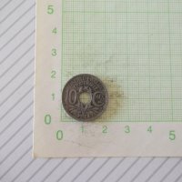 Монета "10 CMES / сантима / - Франция - 1924 г.", снимка 1 - Нумизматика и бонистика - 42194176