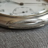 Сребърен джобен часовник Zenith , снимка 7 - Антикварни и старинни предмети - 40414436