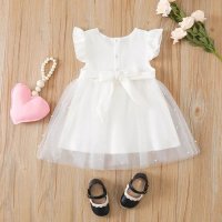 Бебешка бяла рокля 80 размер , снимка 2 - Бебешки рокли - 37756412