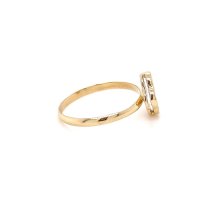Златен дамски пръстен 1,95гр. размер:56 14кр. проба:585 модел:21859-1, снимка 2 - Пръстени - 44201830