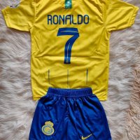 ПОСЛЕДНА БРОЙКА!! Детско - юношески футболен екип Ал Насър Роналдо Al Nassr Ronaldo , снимка 2 - Детски комплекти - 39312753