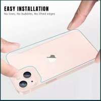 Стъклен Протектор за гръб за Apple iPhone 14 /14 Pro Max /Plus 13 Mini, снимка 3 - Фолия, протектори - 38340898