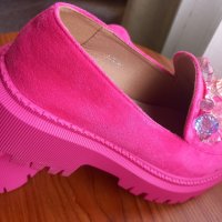 Нови дамски обувки цикламено розово, снимка 5 - Дамски елегантни обувки - 44302519