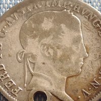 Сребърна монета 20 кройцера 1848г. Фердинанд първи Австрия 14973, снимка 2 - Нумизматика и бонистика - 42915390