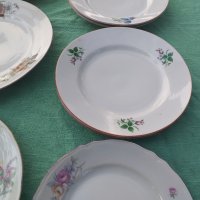 Български порцелан чинии,кана,купа, снимка 8 - Чинии - 34244475
