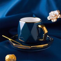 Луксозен порцеланов сет за кафе или чай, снимка 5 - Чаши - 37641790