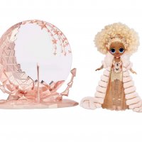 Кукла L.O.L. OMG - Holiday 2021 Колекционерска модна кукла NYE Queen със златни модни дрехи 576518, снимка 4 - Кукли - 34923993