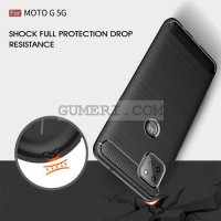 Motorola Moto G 5G Карбонов удароустойчив гръб , снимка 9 - Калъфи, кейсове - 31498114