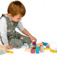 Нова Детска играчка дървена количка образователна игра с форми цвят, снимка 6 - Образователни игри - 39977402