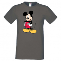 Мъжка тениска Mickey Mouse 8 Подарък,Изненада,Рожден ден, снимка 4 - Тениски - 36576516