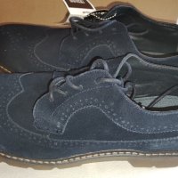 Стилни мъжки половинки от естествен велур Tata Italia №46, снимка 1 - Ежедневни обувки - 42228542