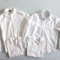 Лот от 2 броя бели ризи и 2 броя потници за дете на 9-10 г. , снимка 2 - Детски Блузи и туники - 38873789