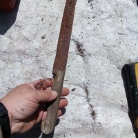 Стар кован нож, снимка 1 - Антикварни и старинни предмети - 40225352
