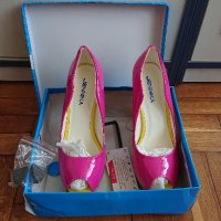 Дамски колоритни елегантни летни обувки, снимка 3 - Дамски елегантни обувки - 29693104