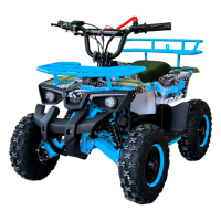 50cc/кубика Детско бензиново ATV TOURIST - Blue camouflage, снимка 2 - Мотоциклети и мототехника - 44640738